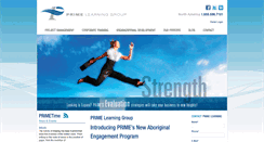 Desktop Screenshot of primelearninggroup.com